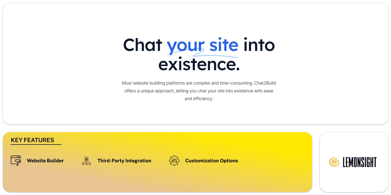 Chat2Build