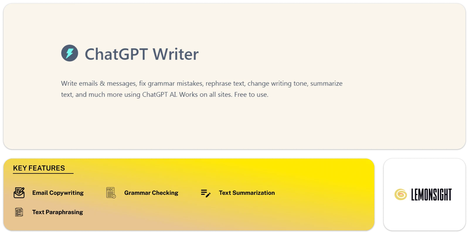 ChatGPT Writer