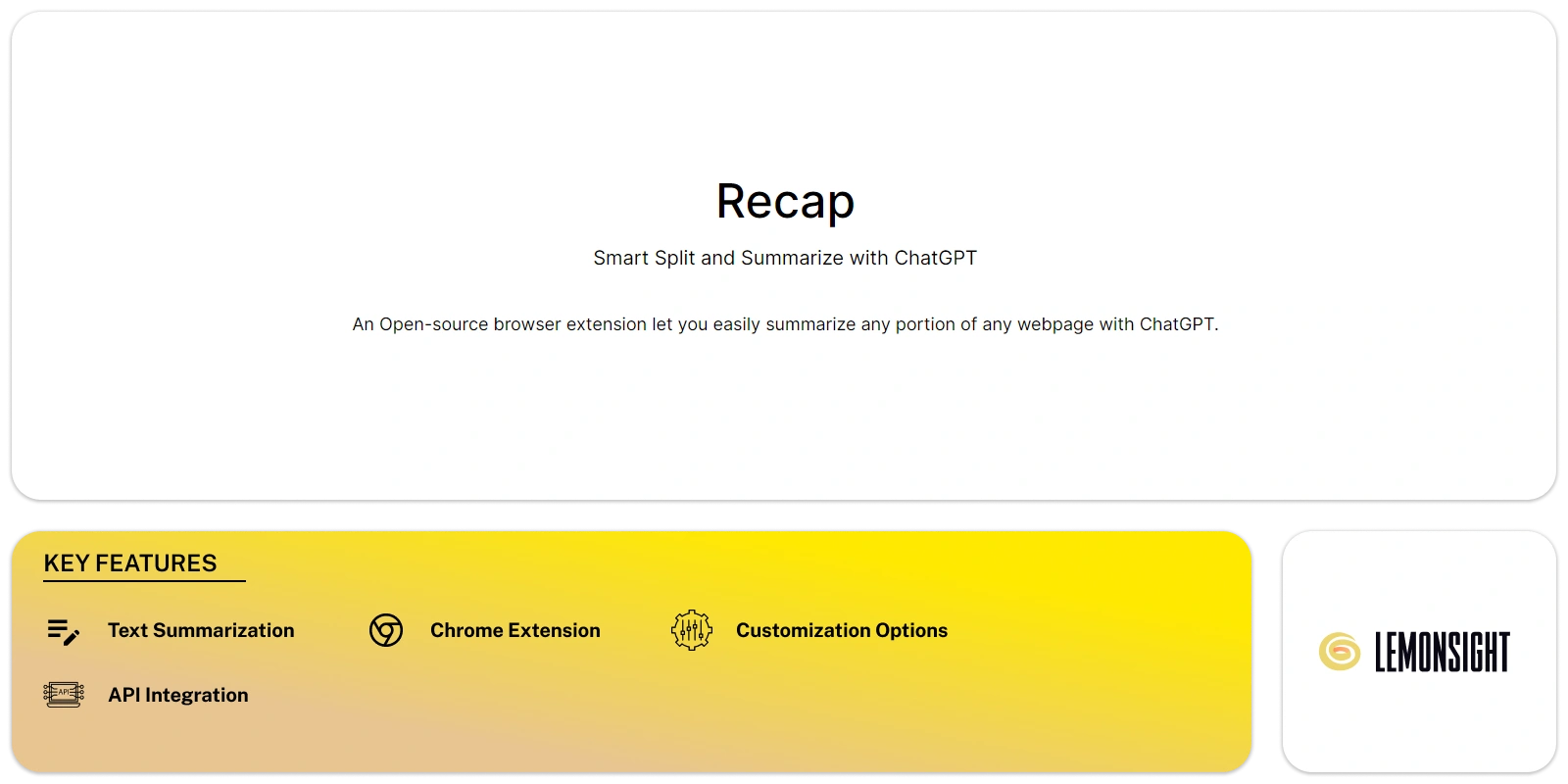 Recap