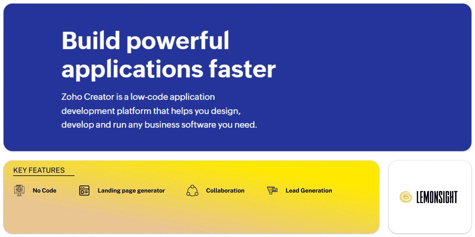 Zoho Creator