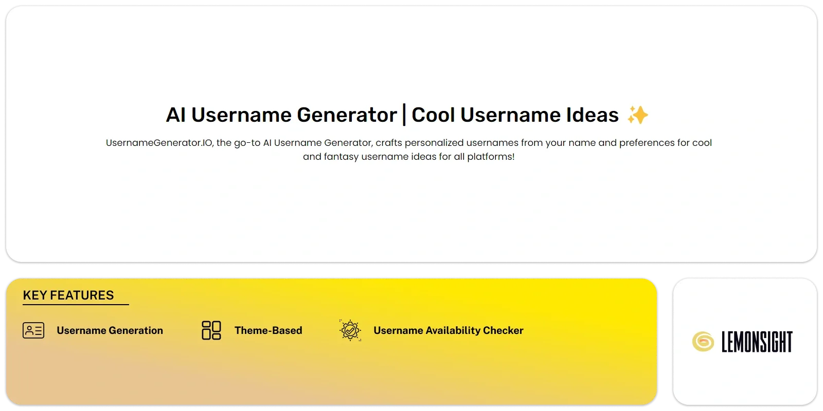 UsernameGenerator.io